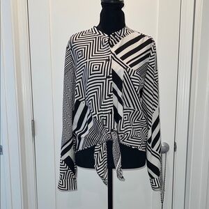 Marciano tie-front blouse